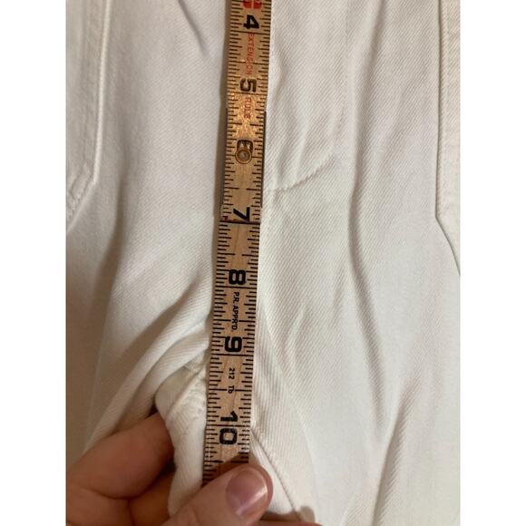 Articles of Society Jogger Jeans Womens 25 Pure White Pockets Denim Stretch - Picture 12 of 16